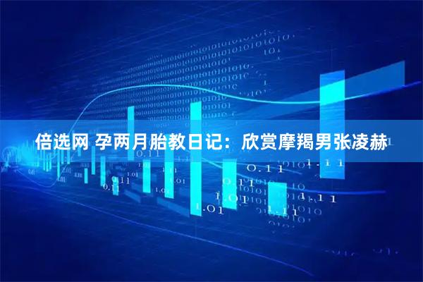 倍选网 孕两月胎教日记：欣赏摩羯男张凌赫